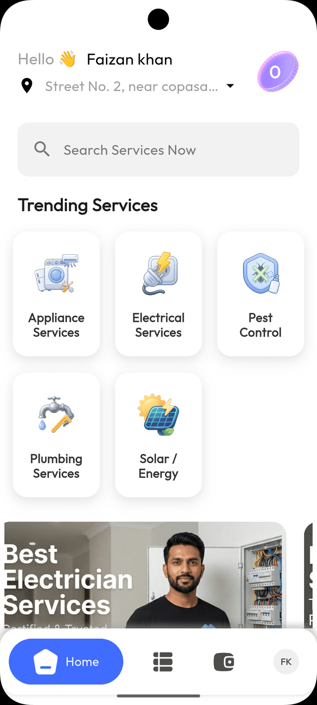 User App Screenshot 1